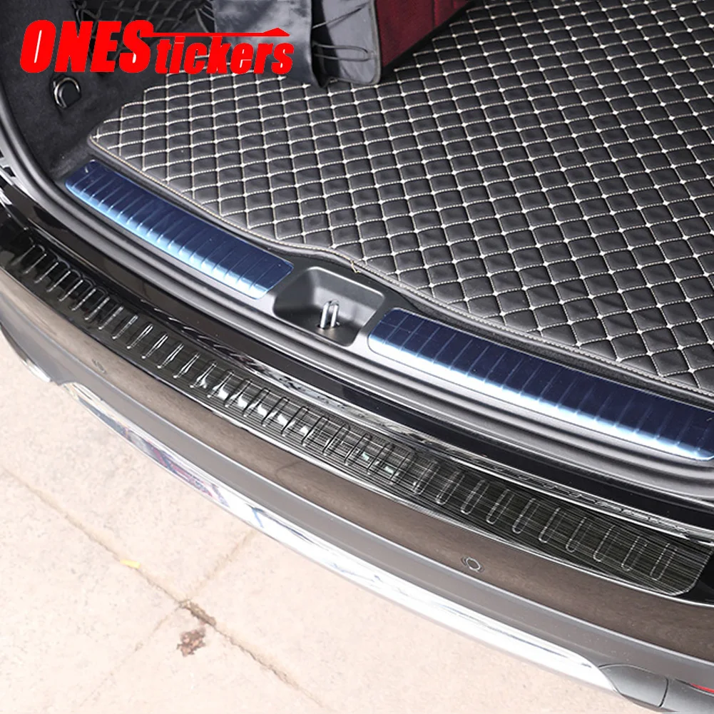 Für Mercedes Benz GLE Klasse W167 V167 GLE350 GLE450 GLE300 400 2020-2022 + Auto Zubehör Hinten Stamm einfügen Schutz Platte Tri