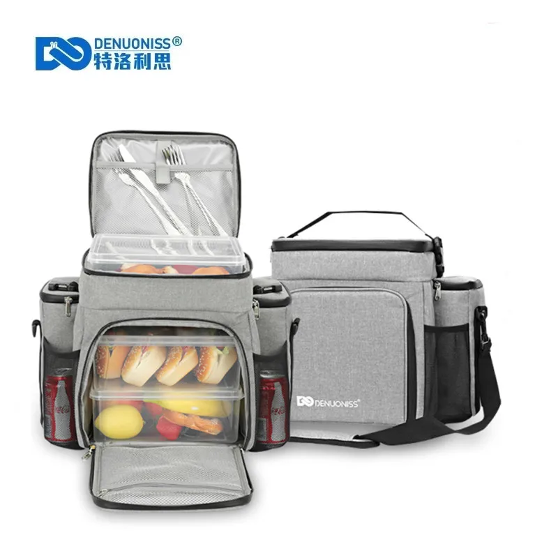 DENUONISS Neueste Design Fitness Mittagessen Tasche Erwachsene Männer/Frauen Isolierte Tasche