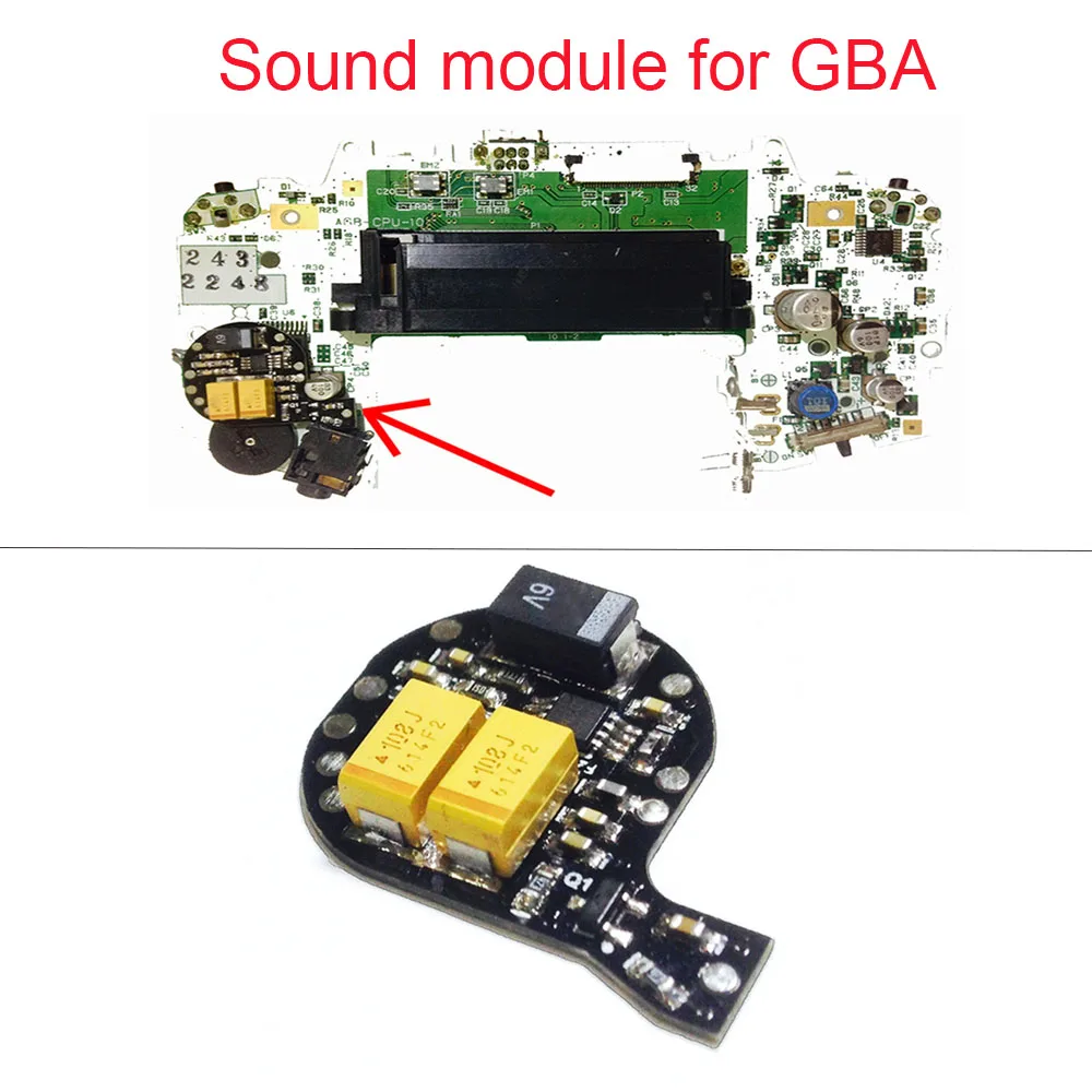 Sound Verstärker Modul Für Nintend GBA Sound Verbesserung Modul EMI Beseitigung für Nintend GBA