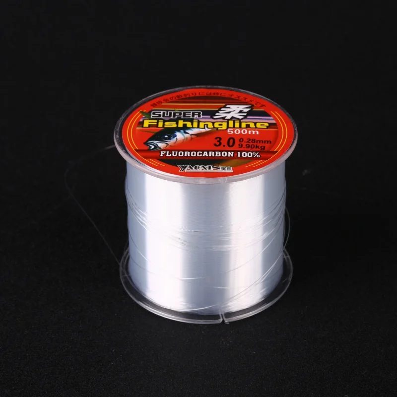 Nylon Angelschnur 500M Wicker Angelschnur Fly Nylon Sea Fishing River Angelschnur Alles für Geflochtene Angeln