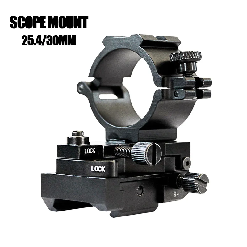 Einstellbare Scope Mount Ring 30mm/25mm Picatinny Weaver Schiene Weaver Taktische Halterung Für