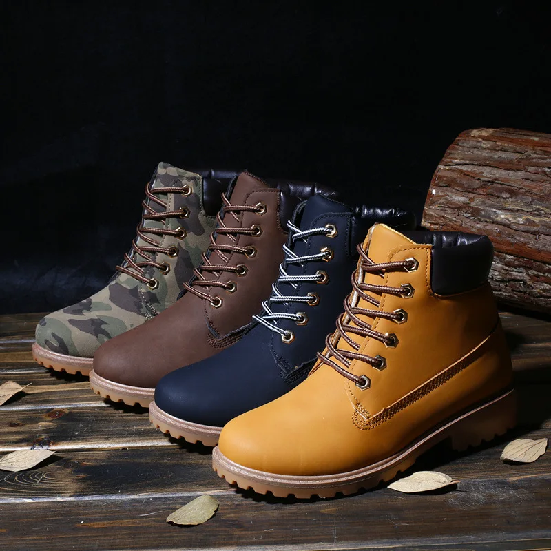 Herbst Winter Frauen Stiefel Ankle Boot für Frauen Unisex Klassische Spitze-Up Runde Kappe Weibliche Outdoor Schuhe Plus Größe z