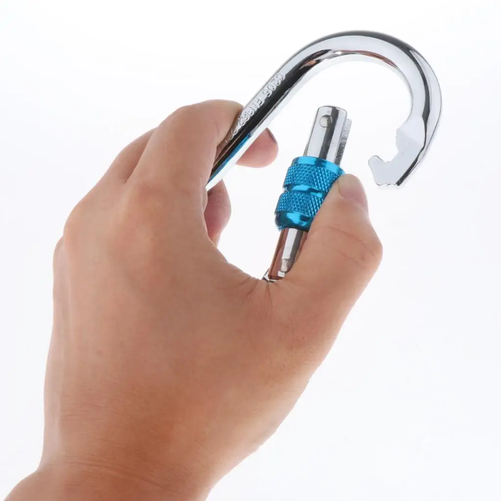 25KN Schraube Locking Karabiner Klettern Baum Rigging Kit Outdoor Wandern Camping Zubehör Karabiner