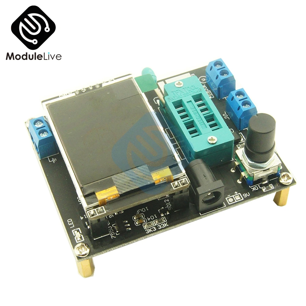 LCD GM328A Transistor Tester Diode Kapazität Spannung Frequenz Meter Platz Welle Signal Generator