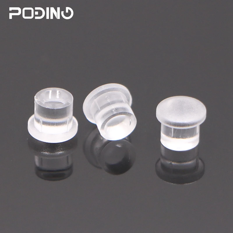 50 teile/los Poding LED Licht Rohr RoHS Kunststoff Klar Runde Kopf Licht Rohr PLP5-2-125