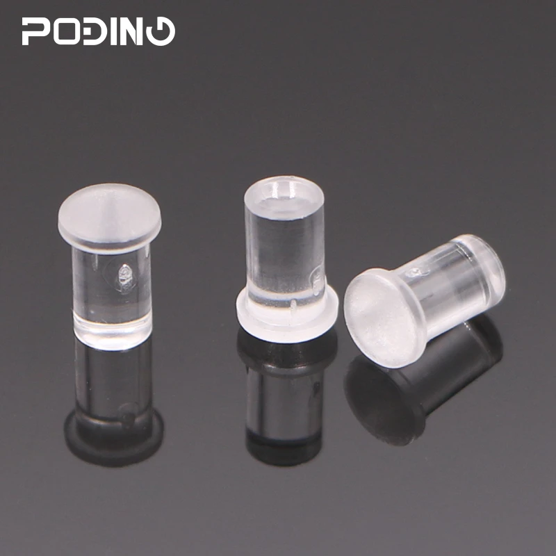 50 teile/los Poding LED Licht Rohr Dia 4mm Runde Kopf Licht Guide Rohr PLP5-2-250