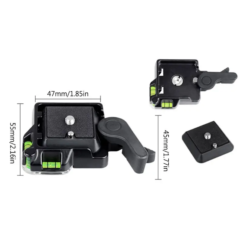 QR-40 Metall Quick Release Platte Clamp Mount Basis Halter Camcorder Stativ Einbeinstativ Plattform