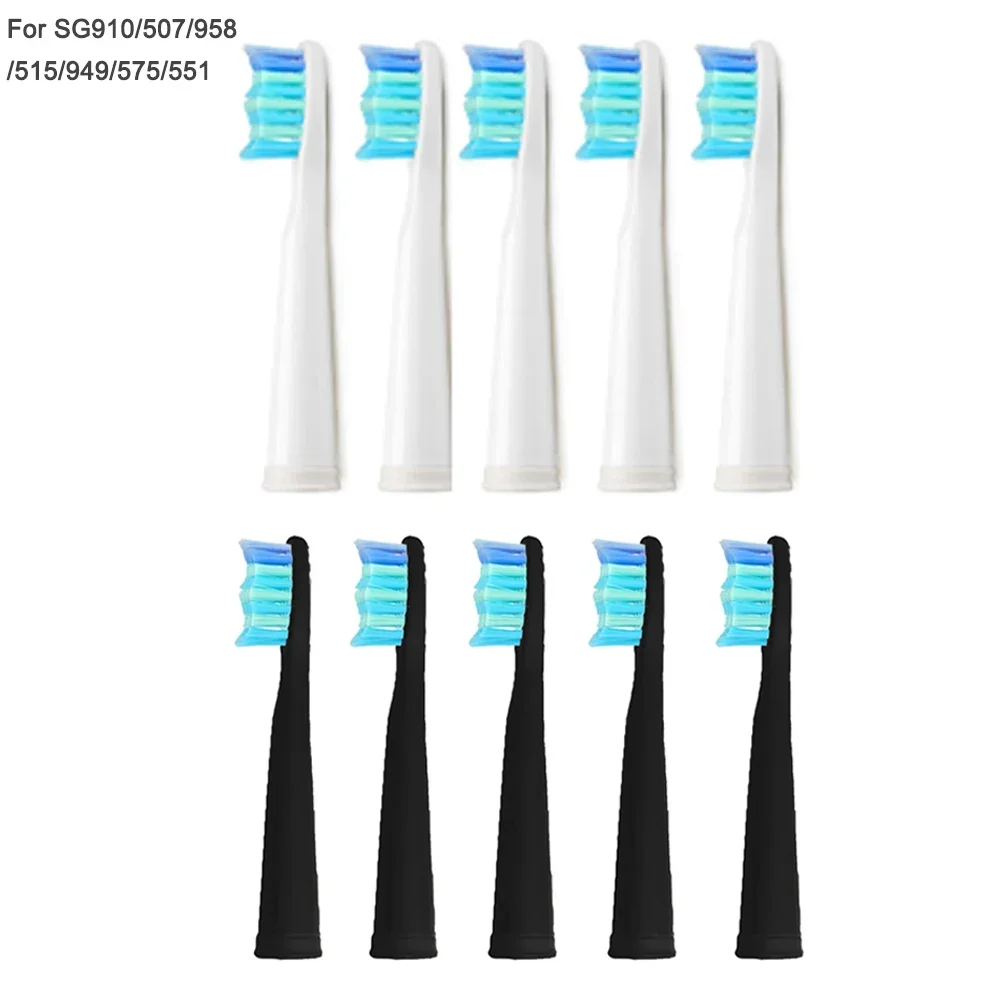 10 Stück elektrische Ersatzbürstenköpfe Sonic Zahnbürste Hygiene Care 899 Set Köpfe für Seago SG910