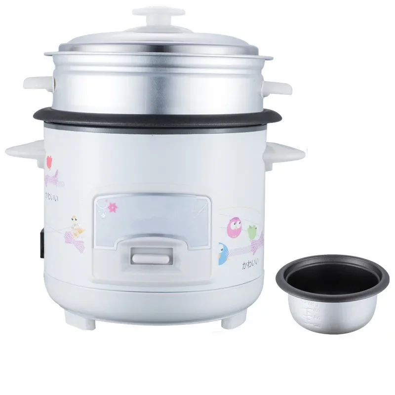 220V 1,5 L Elektrische Reiskocher 2 Schichten Mini Non-stick Multifunktionale Kochen Topf Haushalt