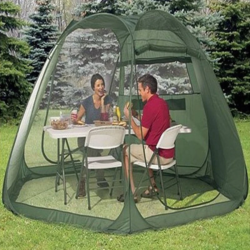 Instant Automatic Pop-Up Camping Tent Large Space Anti Mosquito Net Shade Tent Outdoor Tourism
