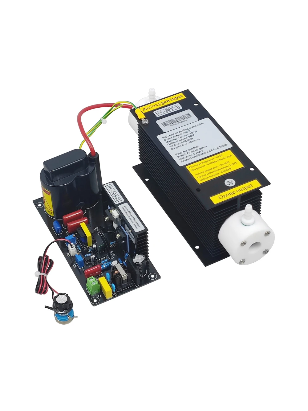 CE FCC ROHS Patentiertes Produkt 10G/H 10 Gramm einstellbar 120 mg/L Ozongenerator-Kit Wasser Luft