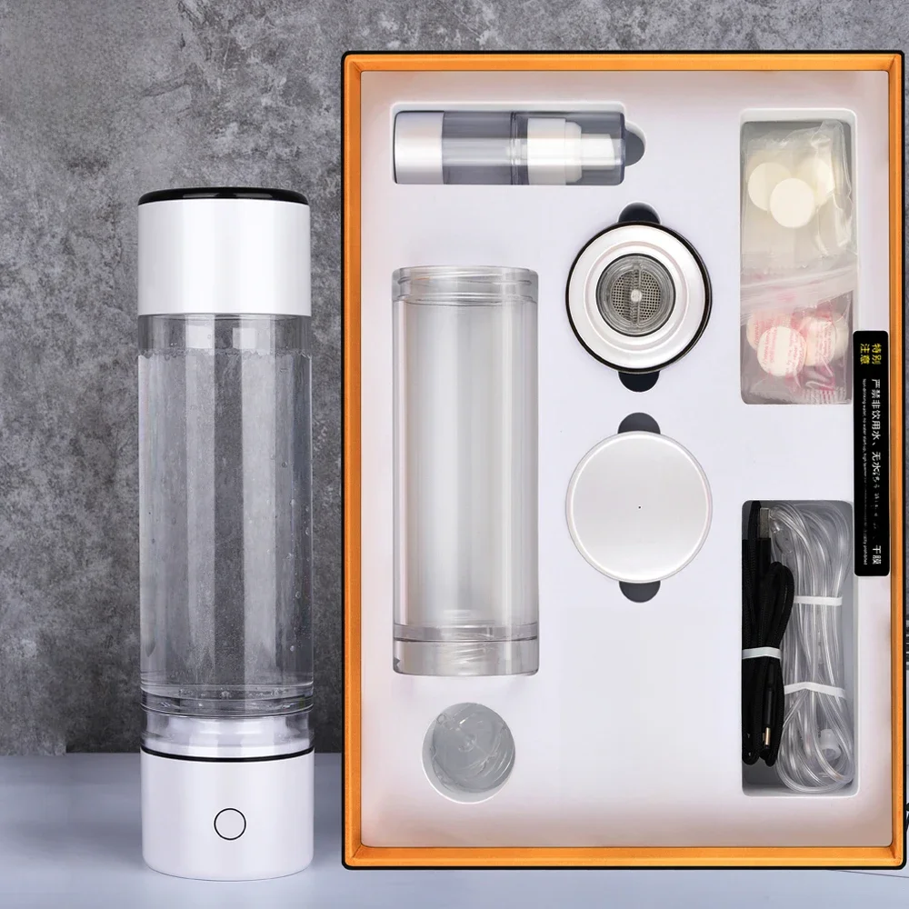 Portable Smart Hertz Nano Tasse 5000PPB Wasserstoff Reiche Generator Wasser Flasche Alkalische
