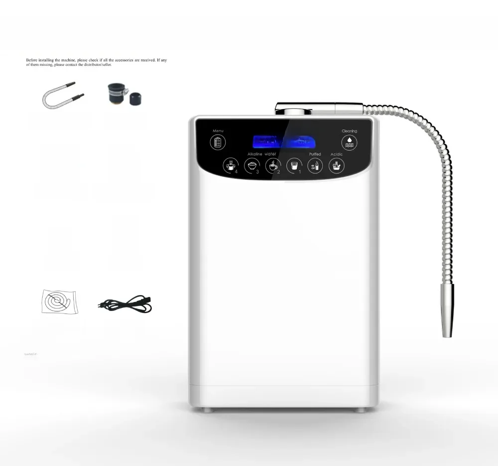 LED Wasser Ionisator Reiniger Maschine PH 4,5-10,5 Alkalische Säure Wasser Einstellung Hight