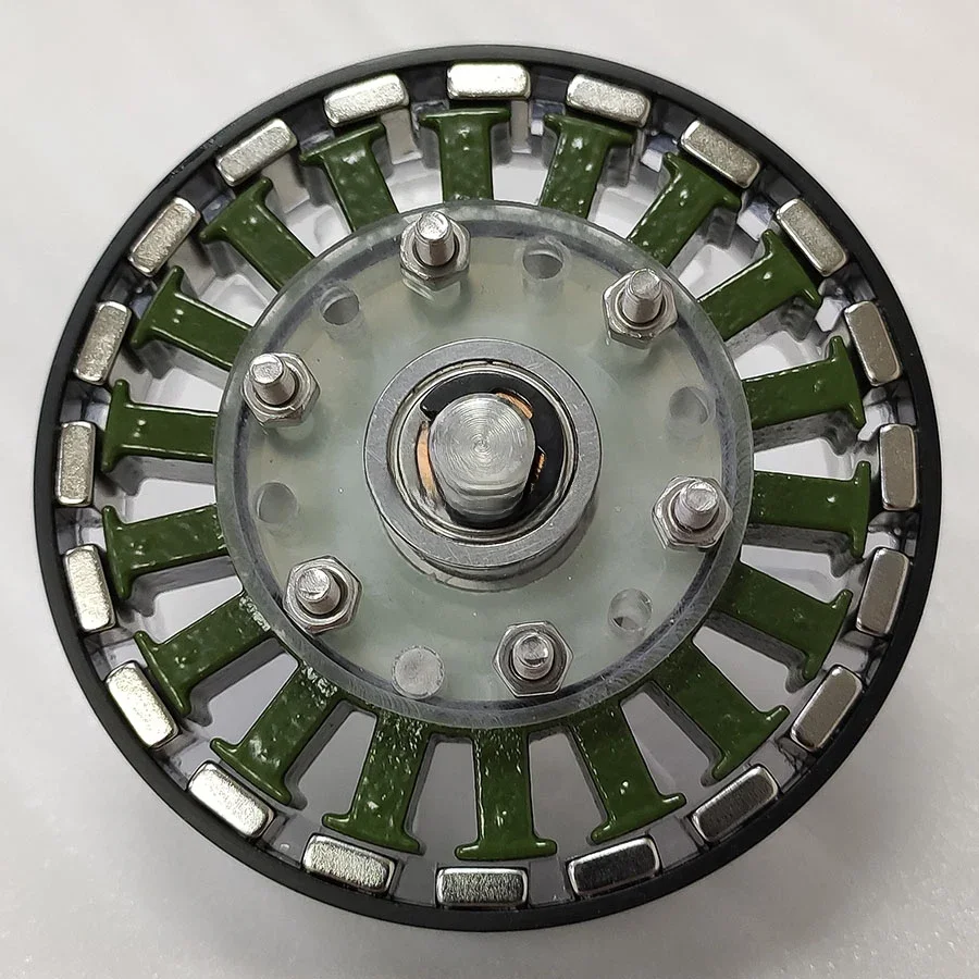 M6 6010 Disc Bürstenlosen Motor Teile Drei-phase Permanent Magnet Generator HM Motor Lehre DIY Kit