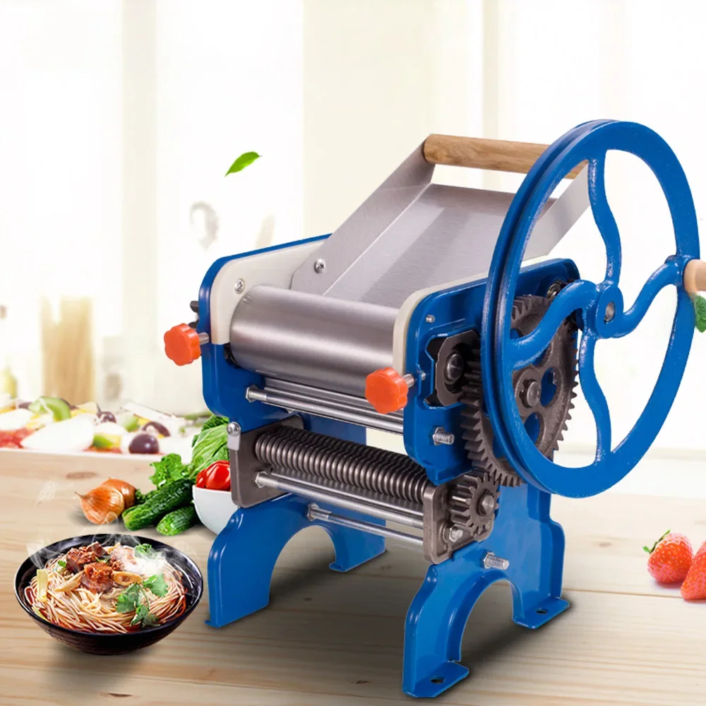 Haushalts Noodle Maker Maschine Manuelle Pasta Maschine Teig Laminator Nudeln Drücken Roll Maschine