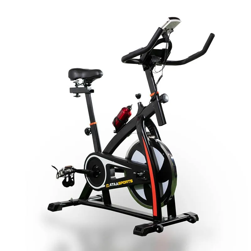 ATAA Power 50-Spinning zyklus bike indoor, pulsometer, aktivität log, padded ergonomische sitz,