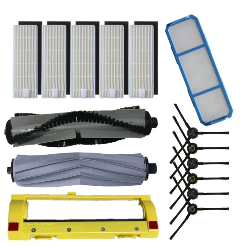 Roller Hauptbürstenabdeckung Seitenbürste HEPA-Filter Mopptuch für Silvercrest SSR1 SSRA1 ilife A9s
