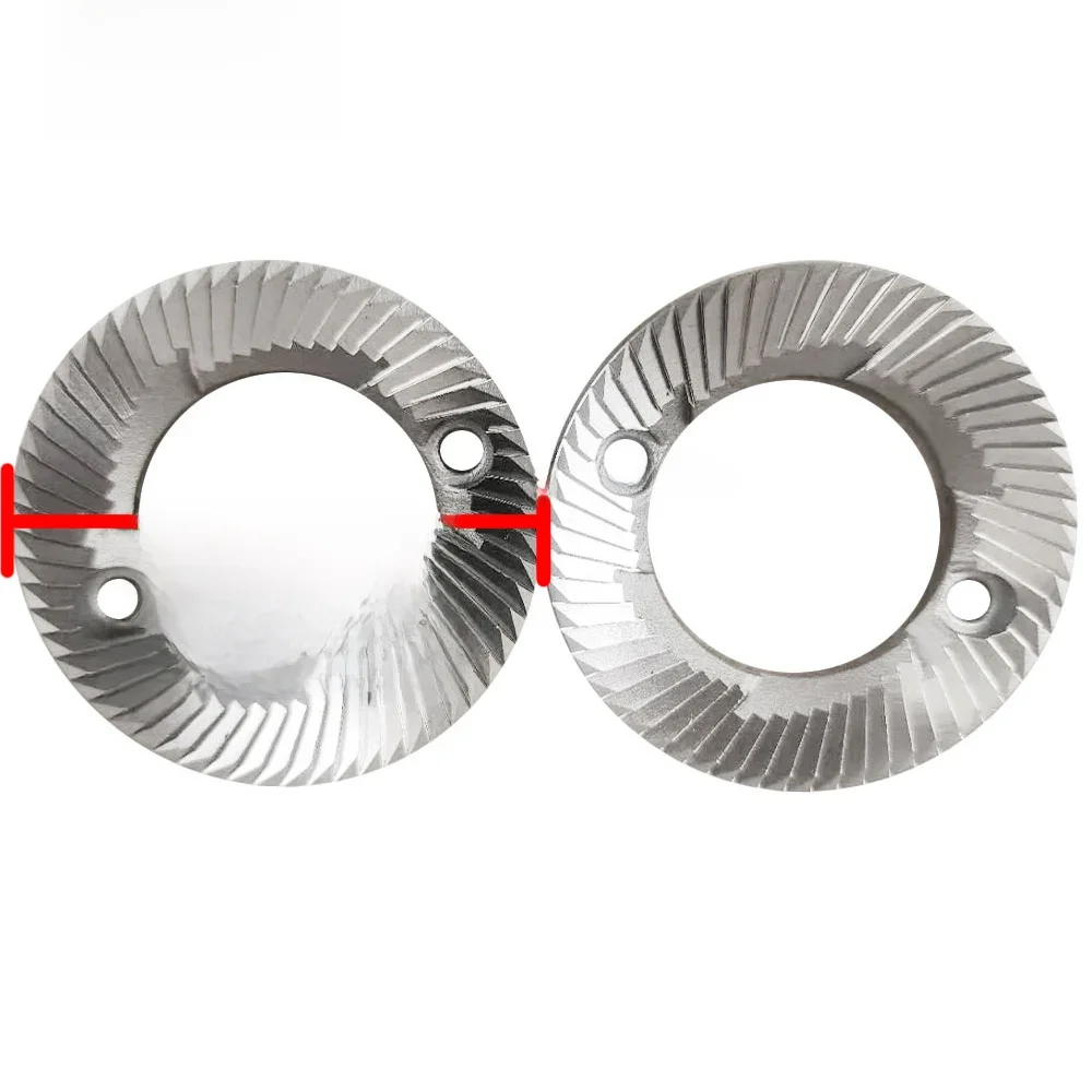 XEOLEO Mahlstein für 500N Flachgrat 60 mm Mahlgrat Kaffeeteil Edelstahl