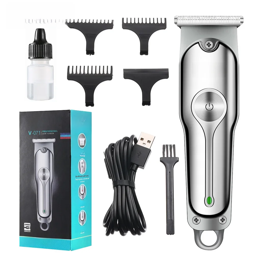 VGR Professionelle Barber Haar Clippers für Männer Haar Schneiden Maschine Elektrische Metall