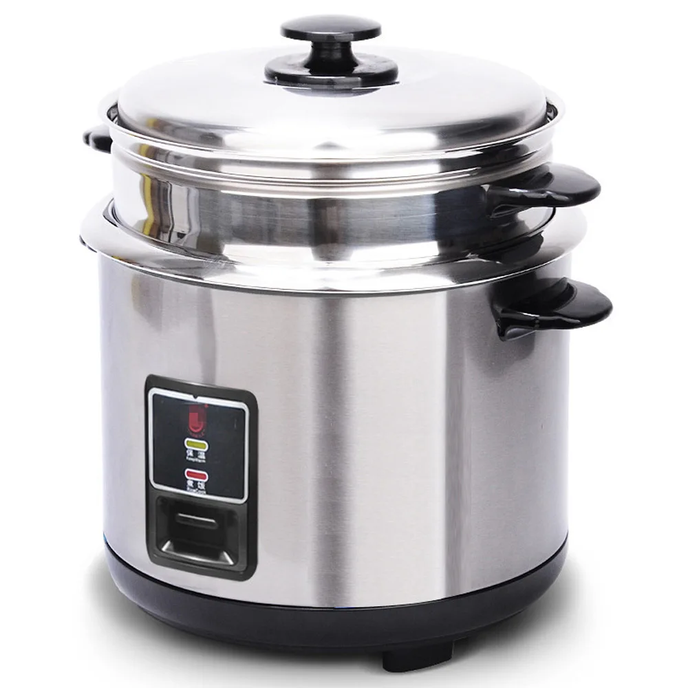 6L Haushalt Reiskocher Edelstahl Multi Herd Verdickt Externe Stahl Dampfer Reiskocher