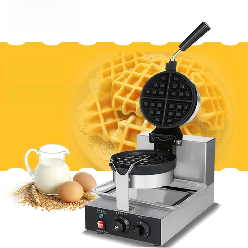 XEOLEO Kommerziellen Waffeleisen Elektrische Backform Nicht-stick Backen Keks Maschine Drehbare Kopf