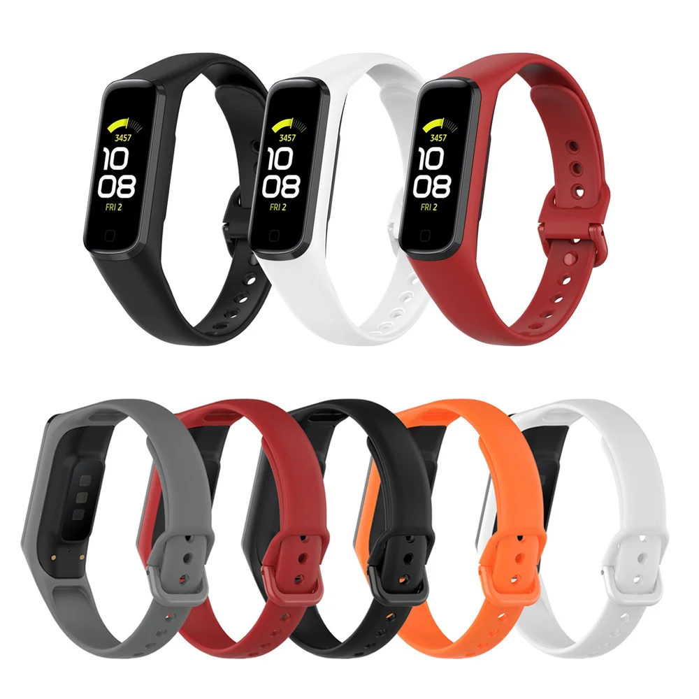 Silikon Ersatz Band Für Samsung Galaxy Fit 2 SM-R220 Smart Uhr Armband Armband Zubehör Für Samsung