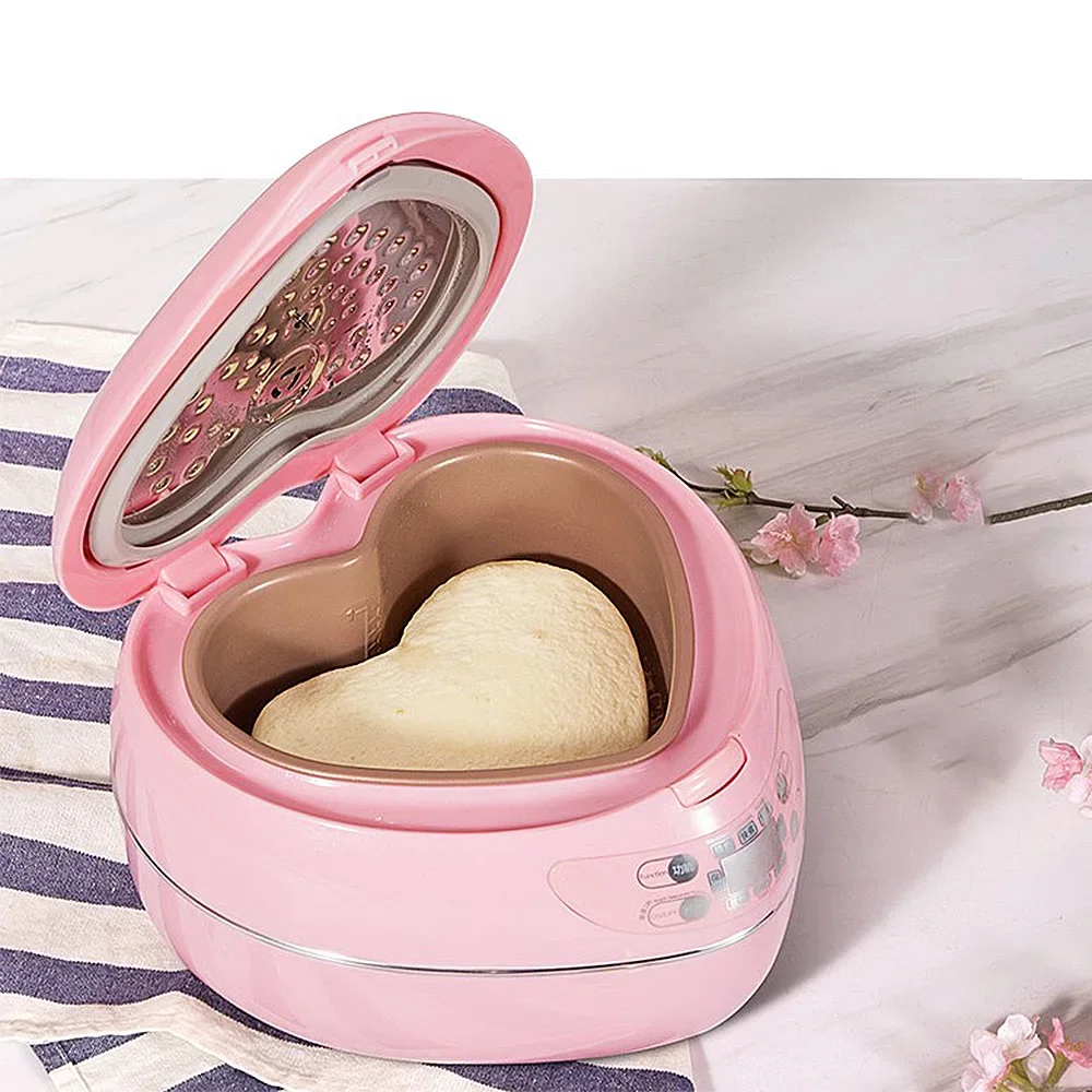 Küche Reis Dampfer Multi Herd Haushalts Reiskocher Pfirsich Herz-Shaped Smart Mini Reis Kochen