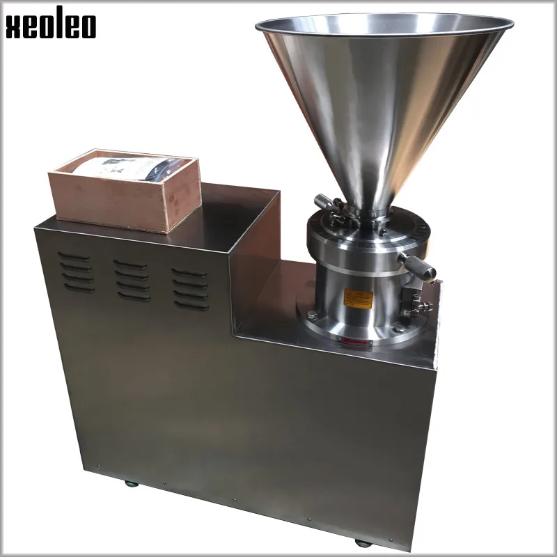 XEOLEO 22LPeanut Butter Maker Kommerzielle Kolloidmühle Maschine 700-6000 kg/h Mandel/Walnüsse/Sesam