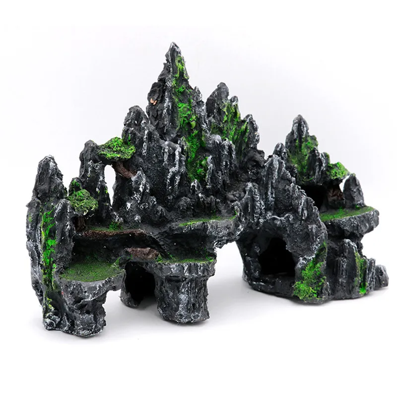 Super Groot Formaat Rotstuin Aquarium Decoraties Aquarium Landschapsarchitectuur Hars Decoratieve
