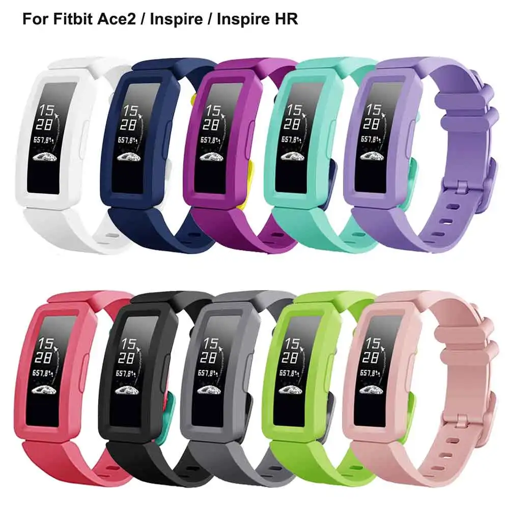 Silicone Esporte Pulseira Pulseira Para Fitbit Ace 2 Relógio Pulseira de Substituição Para Fitbit