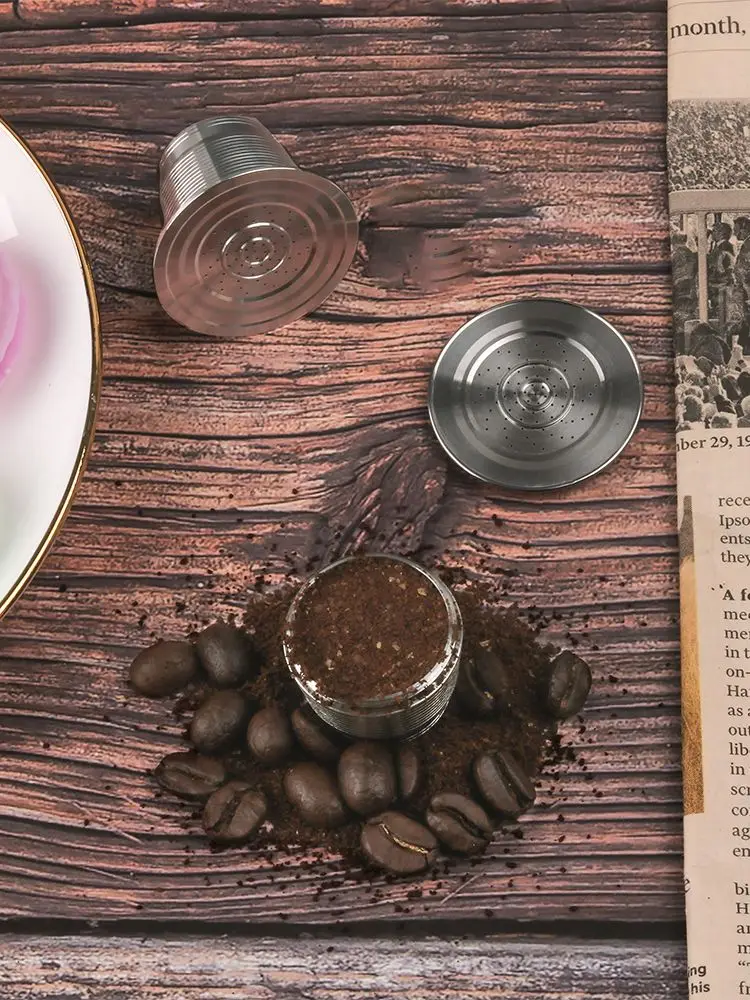 Recafimil wieder verwendbare Kaffee kapsel Edelstahl Metall nachfüllbare Kaffee pads für