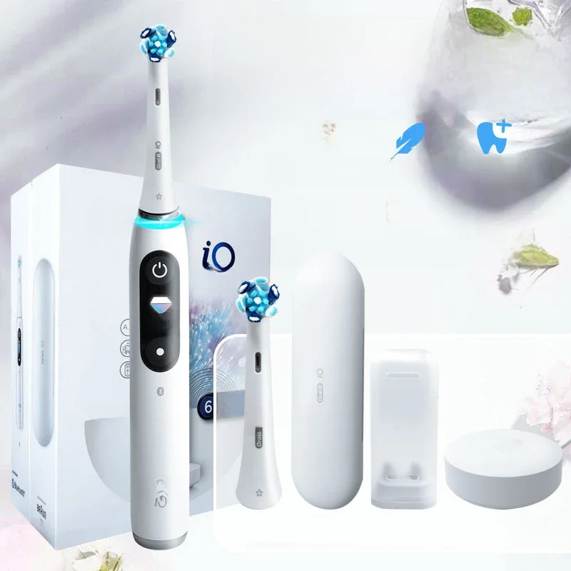 Original Oral B Verbesserte iO9 Elektrische Zahnbürste 3D Tiefe Sauber 7 Modi mit Druck Sensor iO