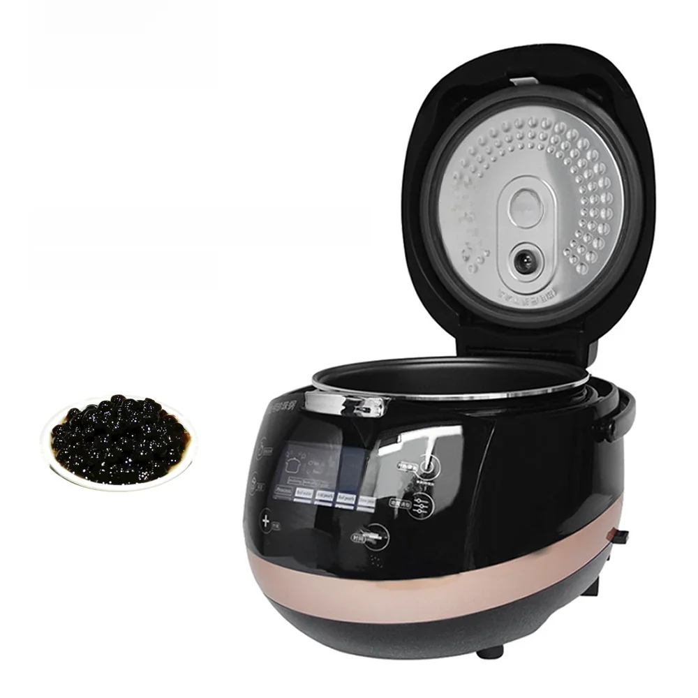 XEOLEO 5L Tapioka-Kocher, Milchtee-Shop, Perlenkocher, Bubble Tea, Perlenwärmer, Topf, Taro-Kugel/Sago/Red Bean Cooker-Maschine,