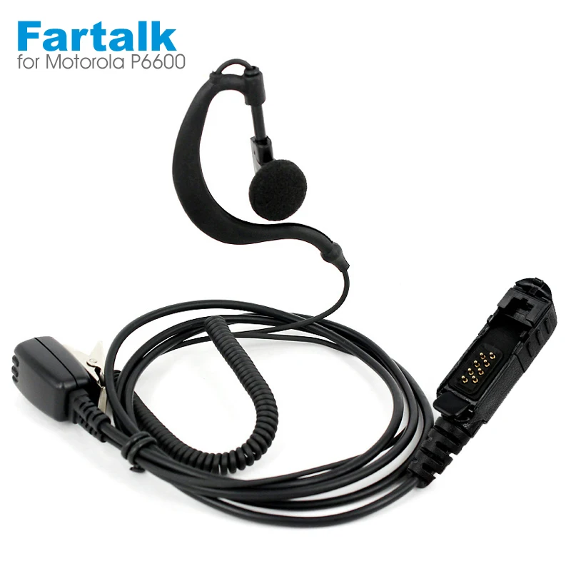 Motorola Walkie Talkie, fone de ouvido, fone de ouvido, rádio bidirecional, Xir P6600, P6620,