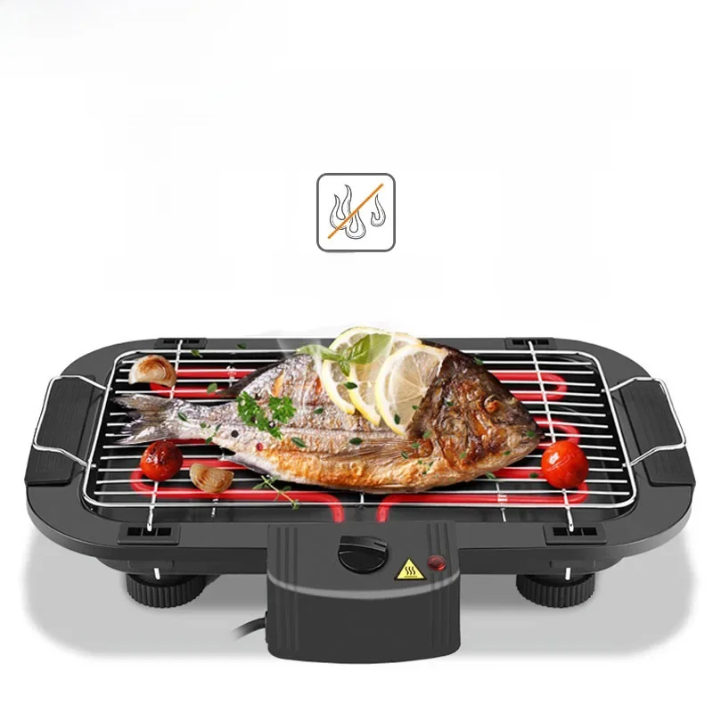 Neue 1300 elektrische Tischplatte Grill Grill Grill Garten Camping Kochen Indoor w