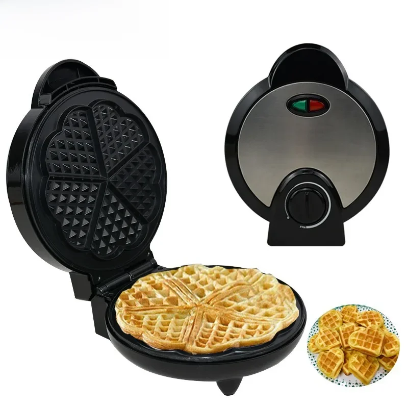 DMWD Elektrische Waffel maschine nicht-stick muffin pfannkuchen backen pan Warme Semmeln eggette