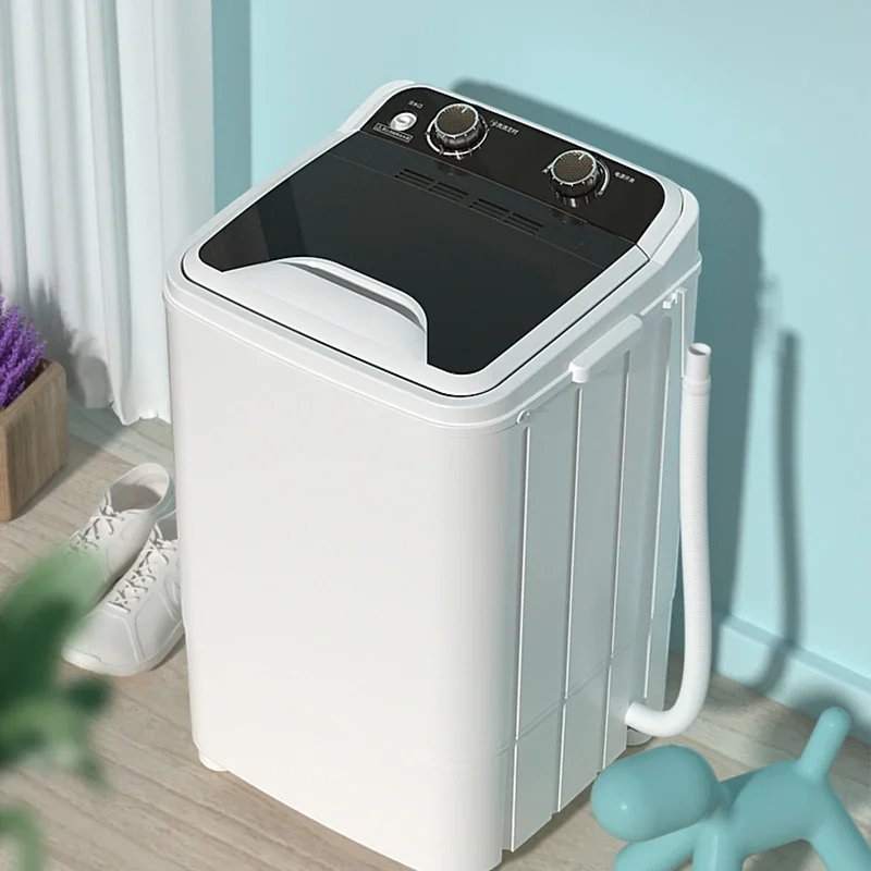 5Kg Halbautomatische Einzigen Zylinder Mini Elektrische Waschmaschine Haushalt Schlafsaal Tragbare