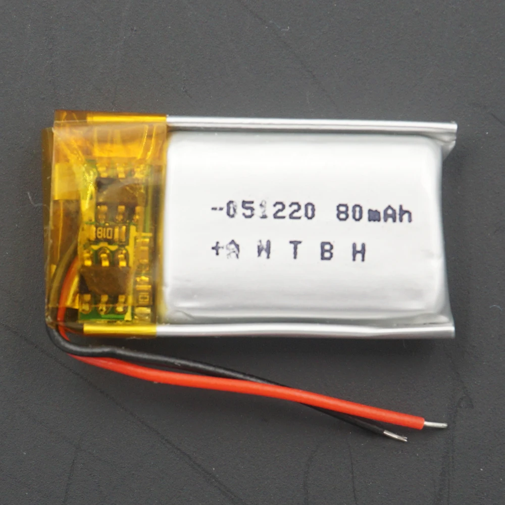 Xinj 3.7v 80mah bateria de lítio polímero lipo 501220 para mp3 caneta bluetooth alto-falante fones