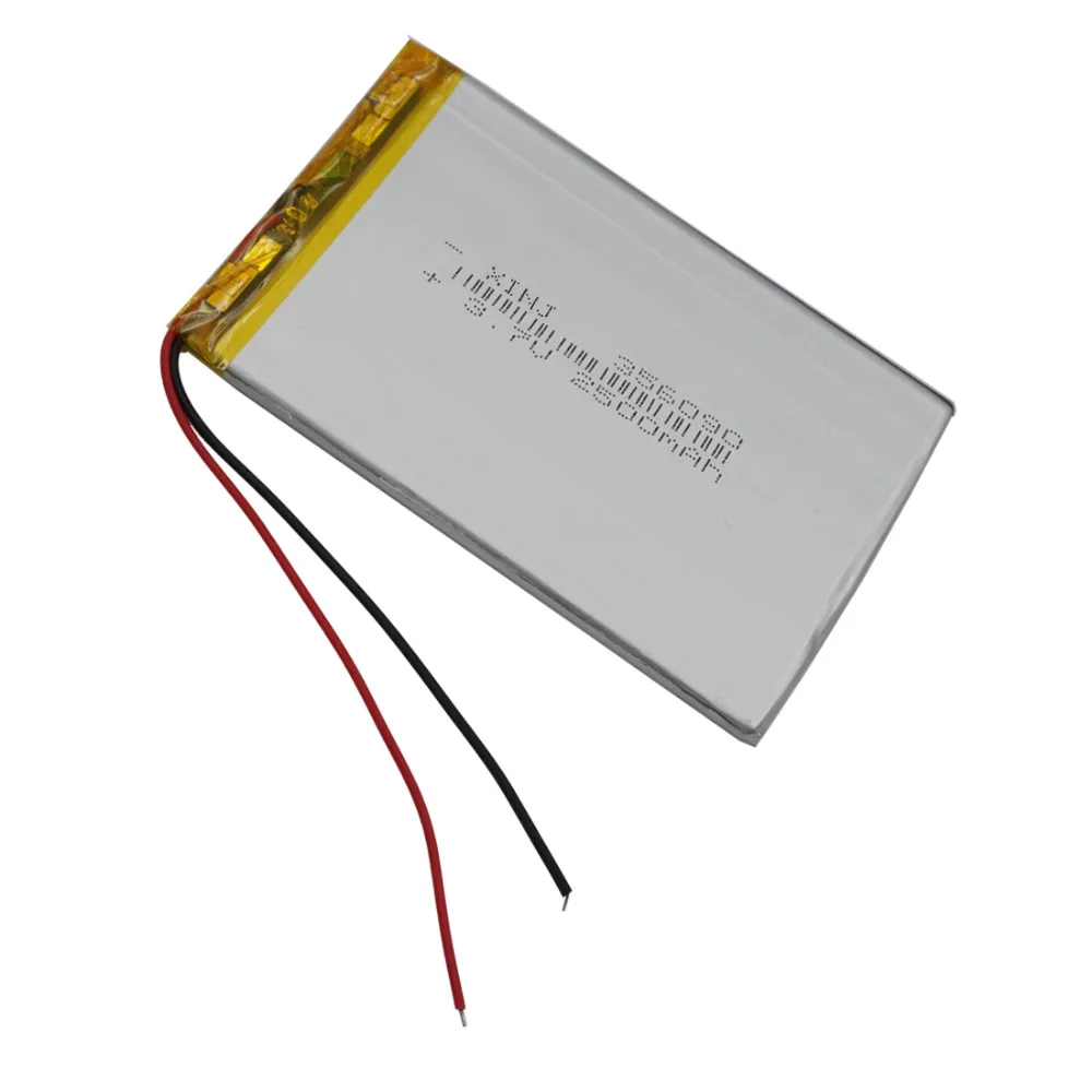 Xinj 3.7v 2500 mah polímero lipo bateria de lítio 356090 para gps dashcam almofada telefone conjunto
