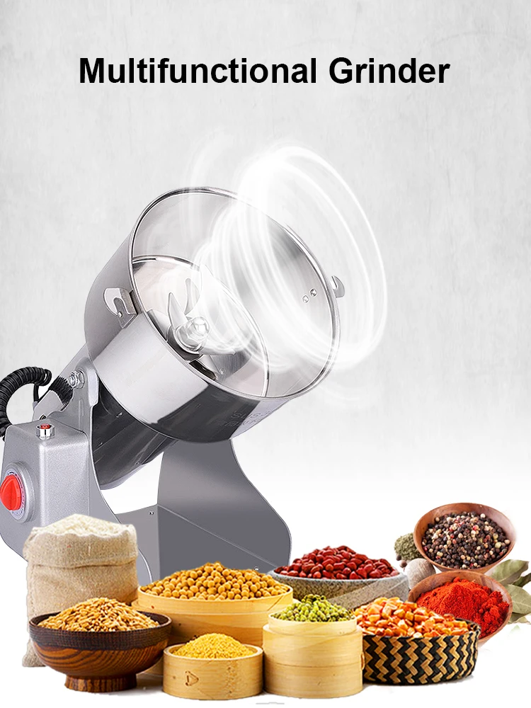 BioloMix 800g 700g Granen Kruiden Kruiden Granen Koffie Droog Voedselmolen Molen Slijpmachine Korenmolen Meel Poeder crusher