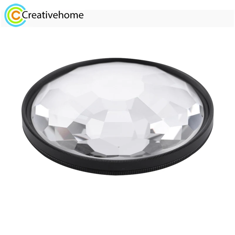 77mm Kaleidoscope Glass Filter Lens For DSLR Camera Foreground Blur Prism Accessories