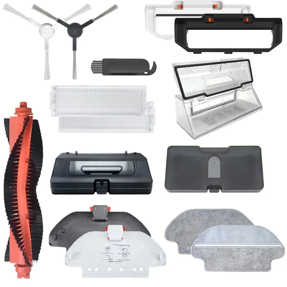 Wichtigsten/Seite Pinsel Hepa-Filter Mopp Tuch Zubehör Für Xiaomi Mijia Mopp Pro STYTJ02YM/VIOMI V2