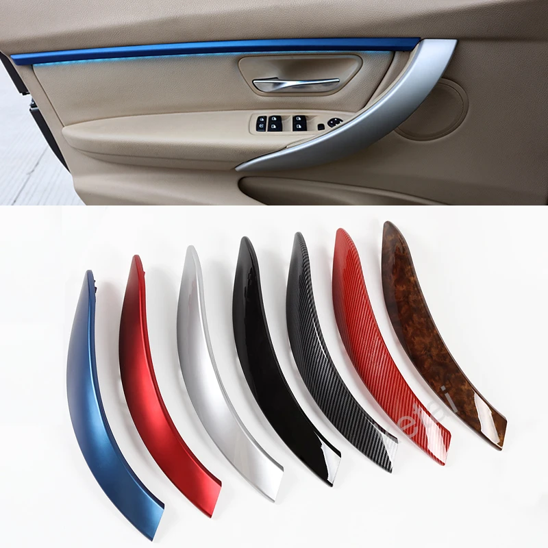 Inner Doors Handle Outer Pull Trim Cover Car Accessories For BMW 3 4 3GT Series 2013-2018 F30 316d 318d 320d F31 320i 325d