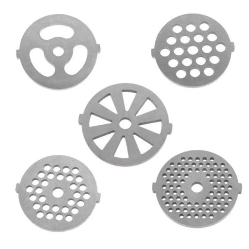 Fleischwolf Platte 3/5/7mm Edelstahl Fleischwolf Klinge Messer Für 55mm 5 # Fleisch grinder