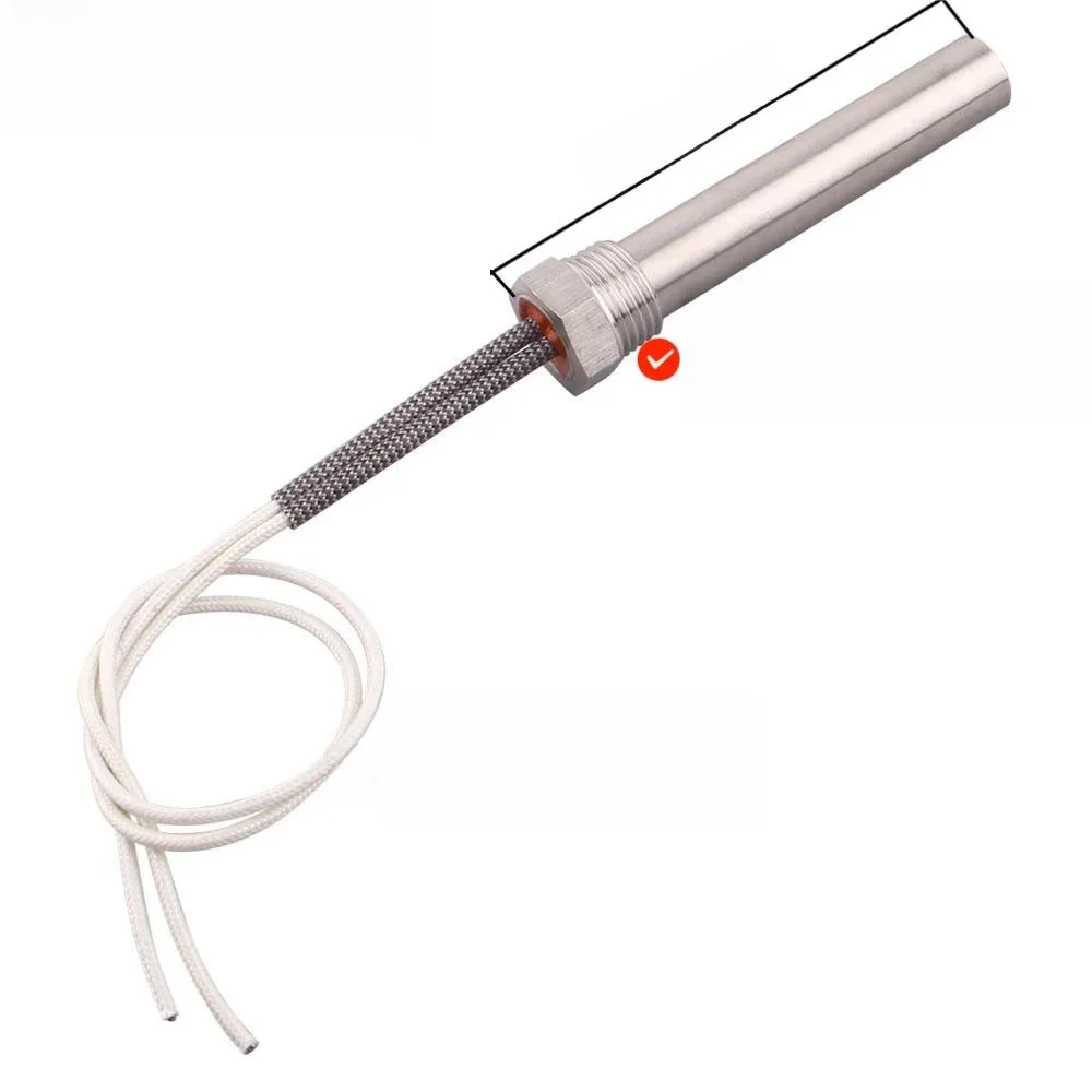 1/2 "Kartuschen heizelement 12V 24V elektrische Tauch widerstands heizung für Wasser mm
