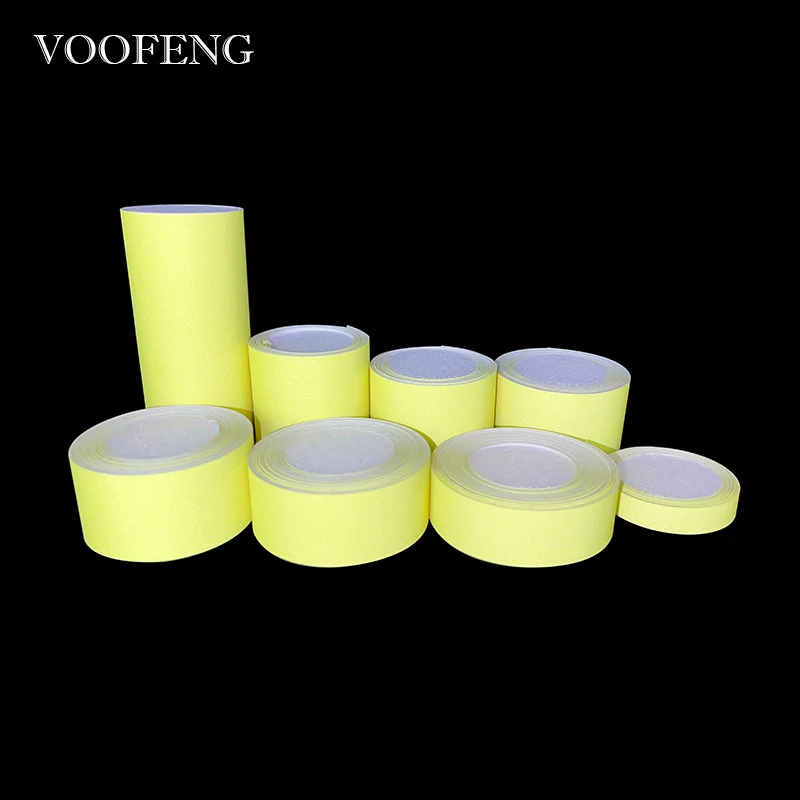 VOOFENG Tecido Refletivo Adesivo para Carro Saco Capacete DIY Corte Multi-Size Refletor Amarelo