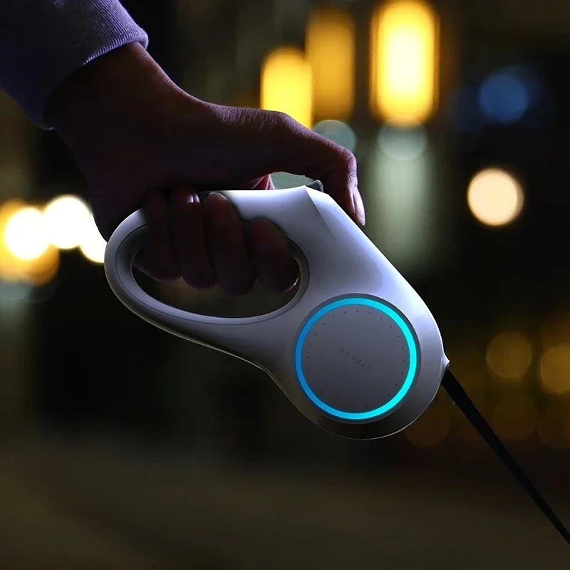 Xiaomi Petkit Gehen Glanz Max Pet Leine Hund Zugseil Flexible Ring Form 3m/4,5 m mit LED nacht Licht