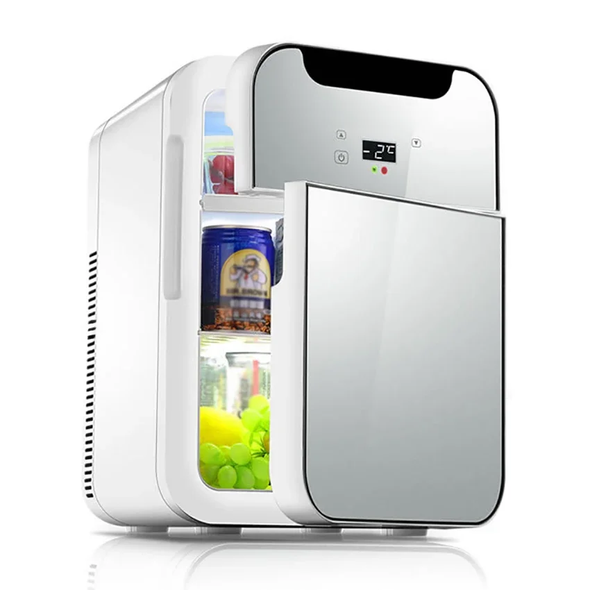 Home Dual-Core 20L Kühlschrank Mini Kühlschrank Kühlung Heizung Kühlschrank Dual-Purpose Digital