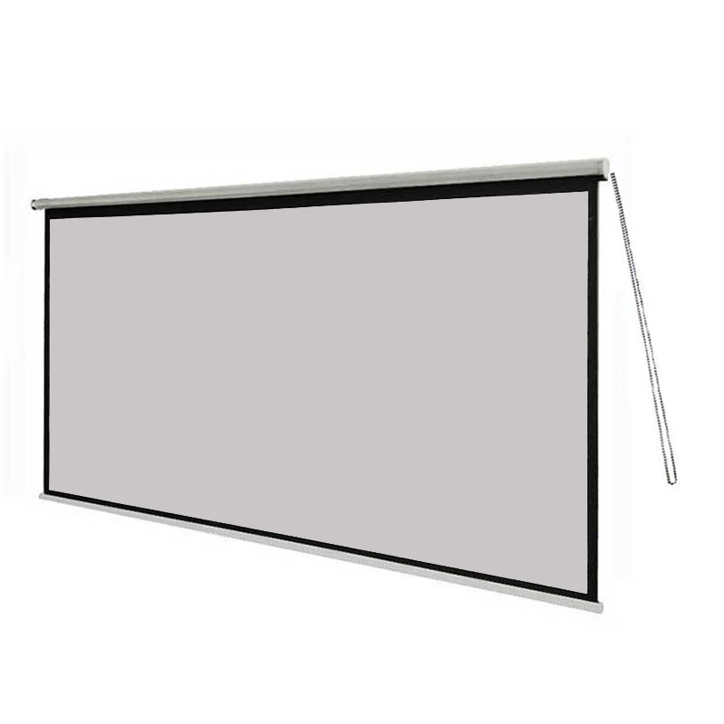 Thinyou 60inch 72inch 84inch 100inch 16:9 Projector Screen roll Front Projection Screen Fabric For