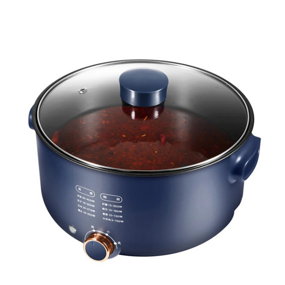 DMWD 5L Multifunktionale Elektroherd Heißer topf Nicht-stick Multicooker 1,3 KW Leistung Einstellbar